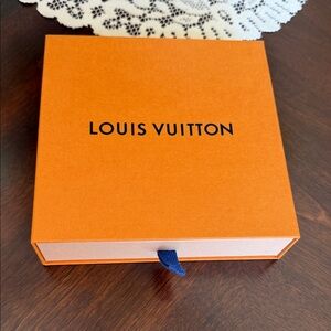 Louis Vuitton Orange Box with Navy Pull Tab